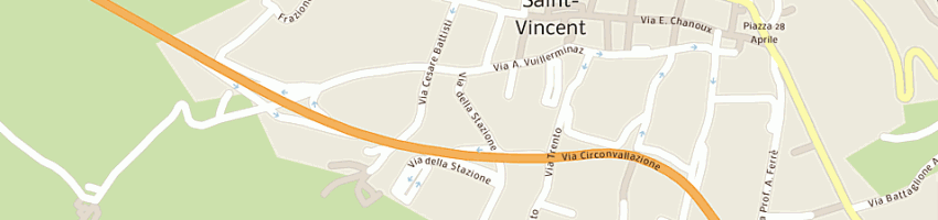 Mappa della impresa meneghetti alfredo a SAINT VINCENT