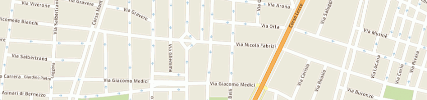 Mappa della impresa leocar - snc - di massimo santarsia e c a TORINO