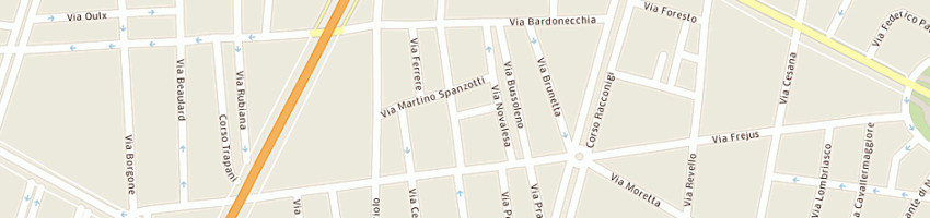 Mappa della impresa 2 r di baglivo rocco e c snc a TORINO