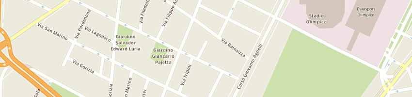 Mappa della impresa cibik broker house leasing (28) srl a TORINO