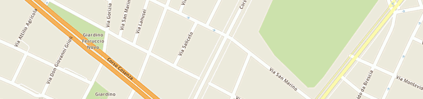 Mappa della impresa vanity team sas di lo certo giuseppe a TORINO