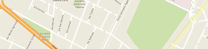 Mappa della impresa cicchetti gabriella a TORINO