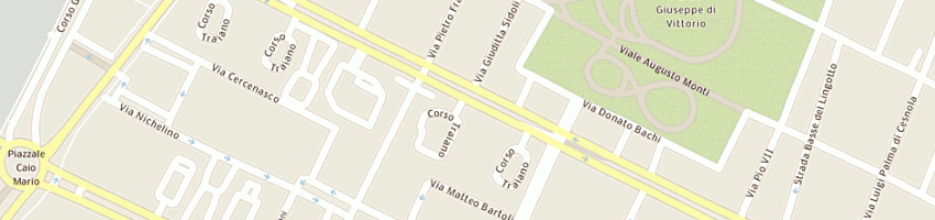 Mappa della impresa george' s shop (sas) a TORINO