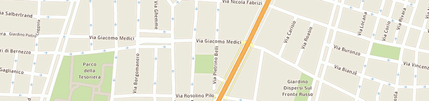Mappa della impresa fiandra patrizia a TORINO