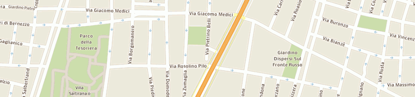 Mappa della impresa elena e sticco srl a TORINO