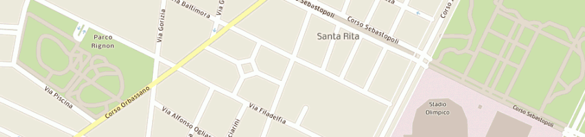 Mappa della impresa di parisi giuseppina alba gioielli a TORINO