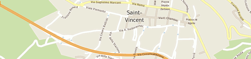 Mappa della impresa valcaisse di petey f e c (sas) a SAINT VINCENT