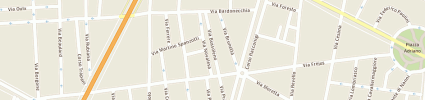 Mappa della impresa zenoglio gabriella a TORINO