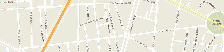 Mappa della impresa maddalene di bagetto caterina e c - snc a TORINO