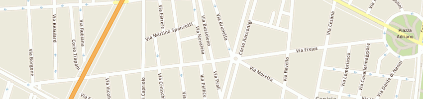 Mappa della impresa d'onofrio immacolato a TORINO