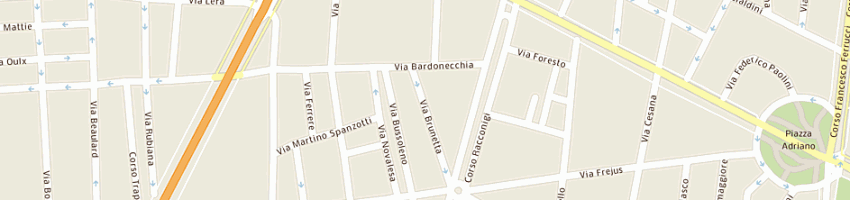 Mappa della impresa pallara giovanni a TORINO