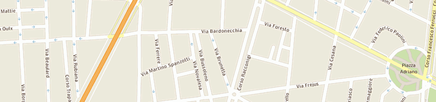 Mappa della impresa centro di solidarieta' della compagnia delle opere a TORINO
