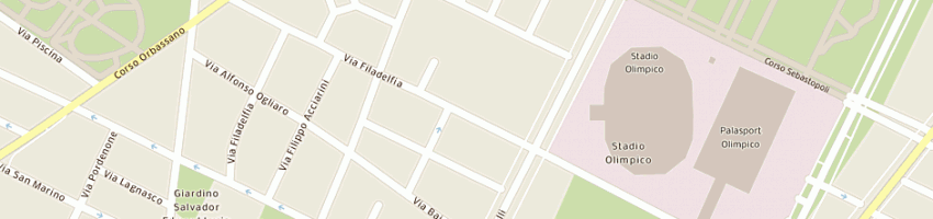 Mappa della impresa basano lorenzo a TORINO