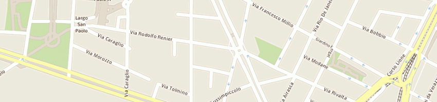 Mappa della impresa gengis khan viaggi sas a TORINO