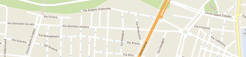 Mappa della impresa lazzari fabrizio a TORINO