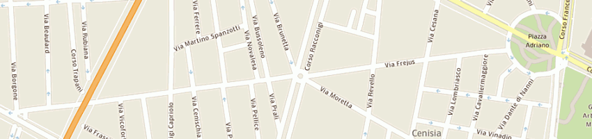 Mappa della impresa mareta nazzareno a TORINO