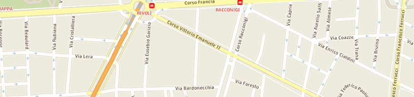 Mappa della impresa euroseven sas di capacchione antonietta e c a TORINO