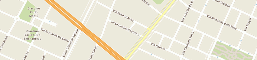Mappa della impresa cuminale davide a TORINO