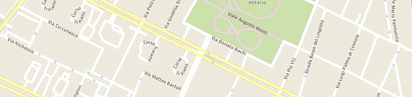 Mappa della impresa rec moda di bulso n e lizzi r (snc) a TORINO