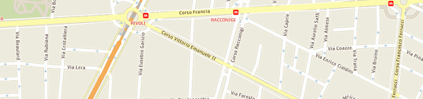 Mappa della impresa andromeda srl a TORINO