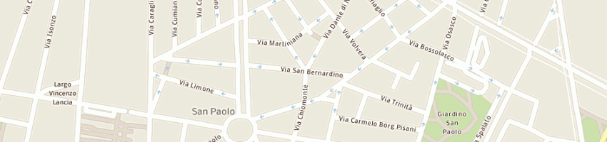Mappa della impresa laboratorio li bin sdf di hu yizhong e dong zhenyu a TORINO