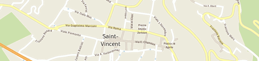 Mappa della impresa copacabana di corgnier eddy a SAINT VINCENT