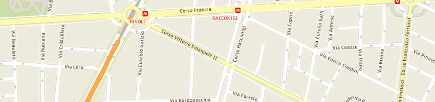 Mappa della impresa fabio xoccato - sas a TORINO