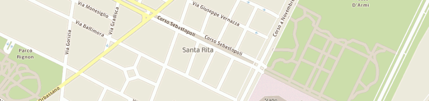 Mappa della impresa cst di fradusco francesco a TORINO