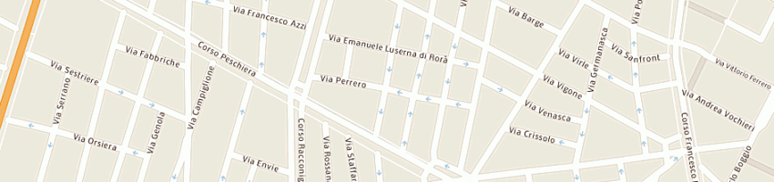 Mappa della impresa giacosa marco e c sas a TORINO