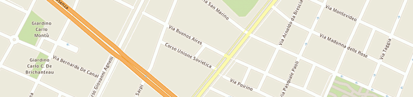 Mappa della impresa bar ruberto giovanni a TORINO