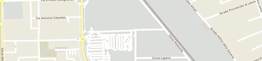 Mappa della impresa gidue distribuzione (srl) a VENARIA REALE