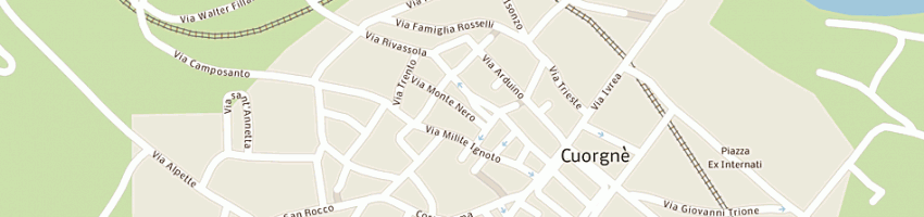 Mappa della impresa vironda aldo a CUORGNE 