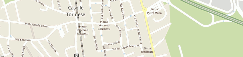 Mappa della impresa municipio a CASELLE TORINESE