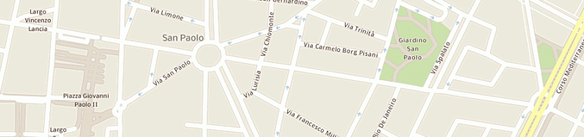 Mappa della impresa idea sposa sas di meo geni e c sas a TORINO
