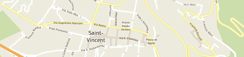 Mappa della impresa glavinaz coniugi snc a SAINT VINCENT