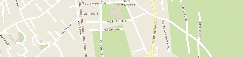 Mappa della impresa pallaria tasso maria a CASELLE TORINESE