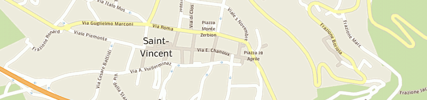 Mappa della impresa i cognati sas di bottari massimo e c a SAINT VINCENT