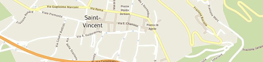 Mappa della impresa farmacia repetto drlorenzo a SAINT VINCENT