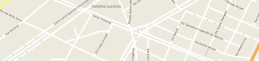 Mappa della impresa autocarrozzeria eeuro di cammareri rosalba a TORINO