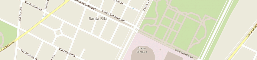Mappa della impresa silanus di sanna sandro e c snc a TORINO