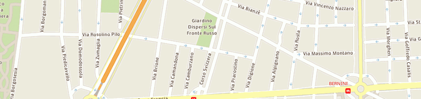 Mappa della impresa tsf tele sistemi ferroviari spa a TORINO