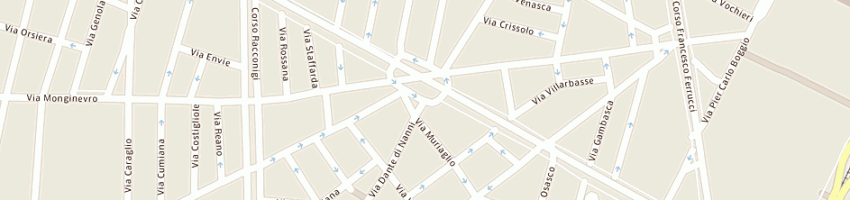 Mappa della impresa c 2 di cavallera pietro e c sas a TORINO