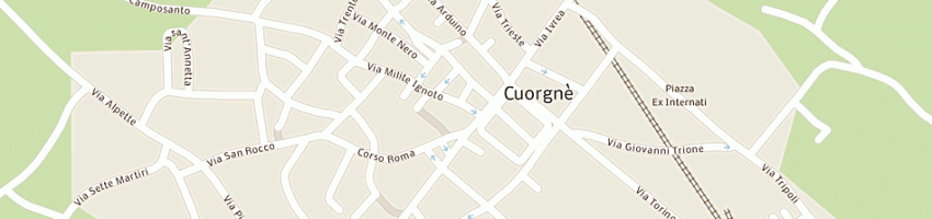 Mappa della impresa federazione provinciale coltivatori diretti a CUORGNE 