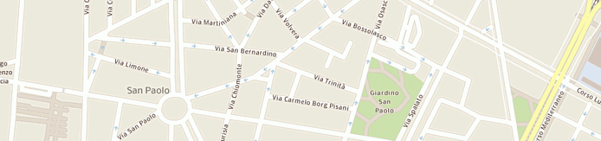 Mappa della impresa estetica donna di tizzani romina a TORINO