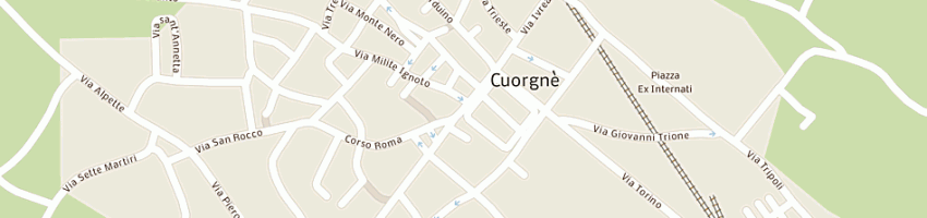 Mappa della impresa viglierco roberto a CUORGNE 