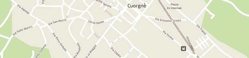 Mappa della impresa studio cuorgne' sas di d'alimonte loris marcello e c a CUORGNE 