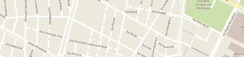 Mappa della impresa pick up (snc) a TORINO