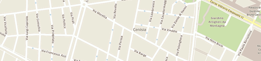 Mappa della impresa gruppo intermidia srl a TORINO