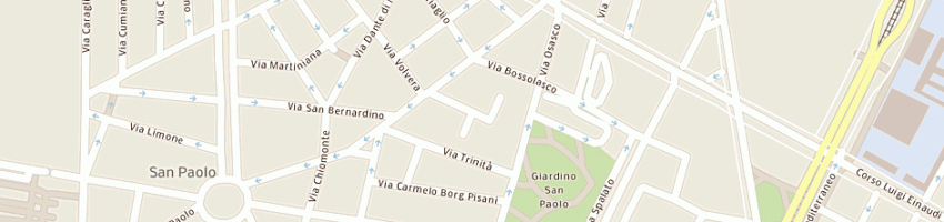 Mappa della impresa csd di belly giovanni e c sas a TORINO