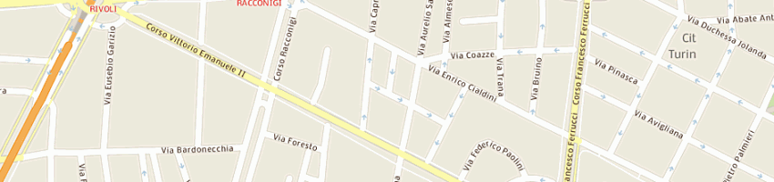 Mappa della impresa viglieno cossalino giovanni a TORINO